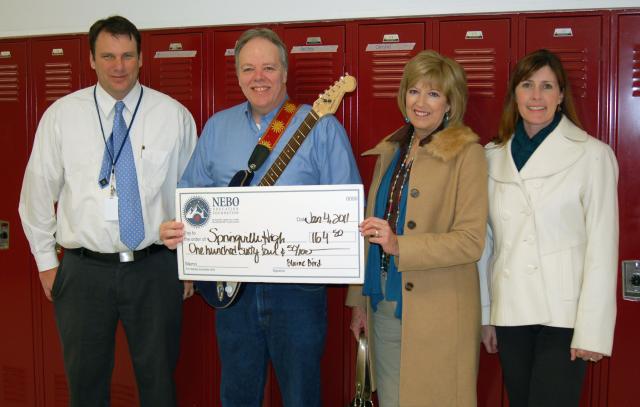 Springville High received a grant for guitar wind pickups.