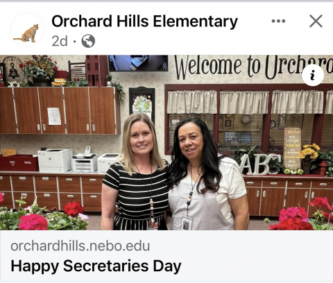 Honoring Secretaries & Administrative Assistants Orchard Hills