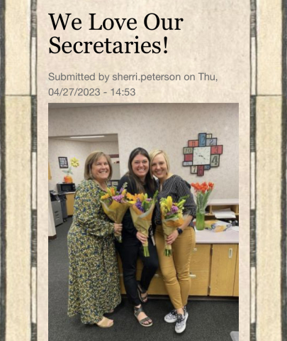 Honoring Secretaries & Administrative Assistants Spanish Oaks