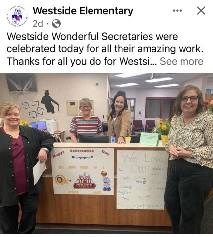 Honoring Secretaries & Administrative Assistants Westside