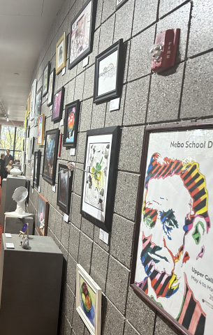 Nebo Spring Art Show Wall