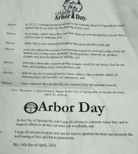 Brookside Arbor Day