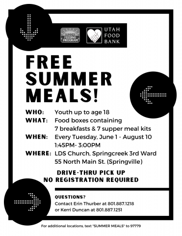 Free Summer Meals Springville