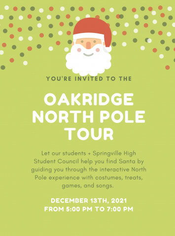 Oakridge North Pole Tour, December 13, 2021