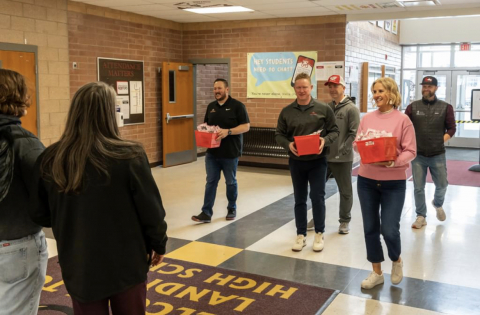 Spanish Fork City Mayor and Council Give Valentines