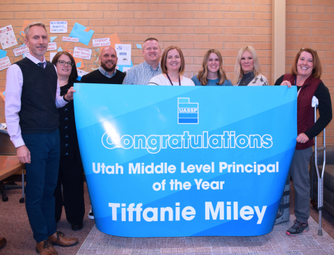 Tiffanie Miley Honored as 2023 Utah Principal of the Year 
