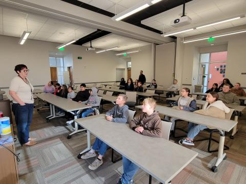 Goshen Elementary fifth-graders Visited the Utah County Sheriff's Campus