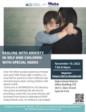 Dealing with Anxiety in Self and Children with Special Needs