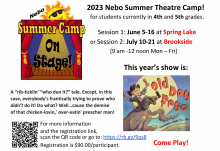 Nebo Summer Theatre Camp 2023
